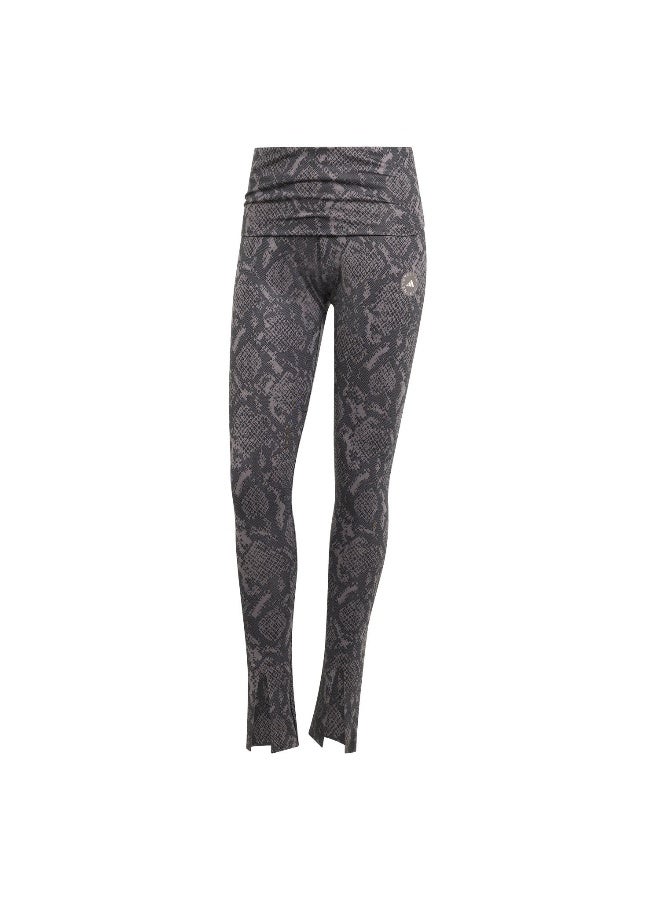 Adidas Mccartney Training Rolltop Splitcuff Leggings Printed - Image 1