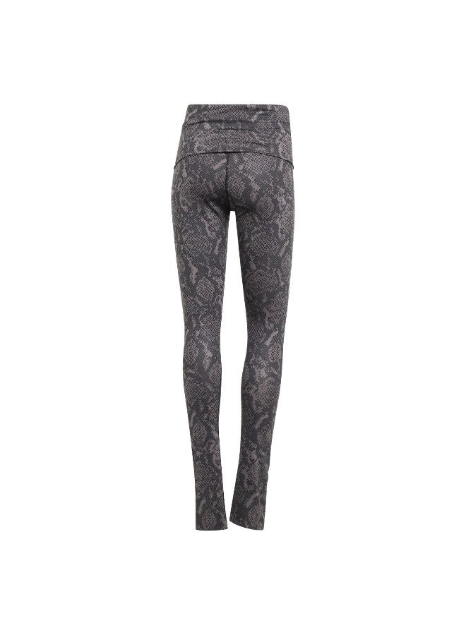 Adidas Mccartney Training Rolltop Splitcuff Leggings Printed - Image 2