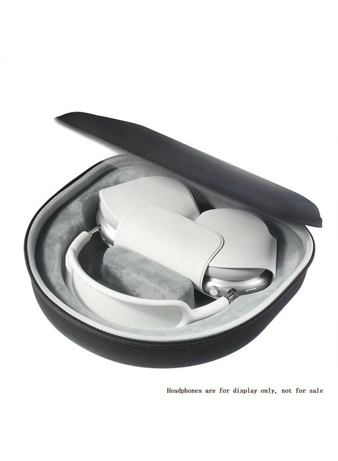 حافظة واقية سوداء لسماعات Airpods Max، صندوق تخزين وغطاء - Image 2