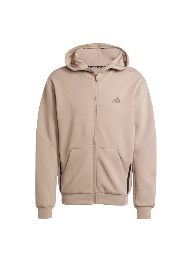 Adidas D4T Full-Zip Ho Brown Training Track Tops For Men XS - Image 1