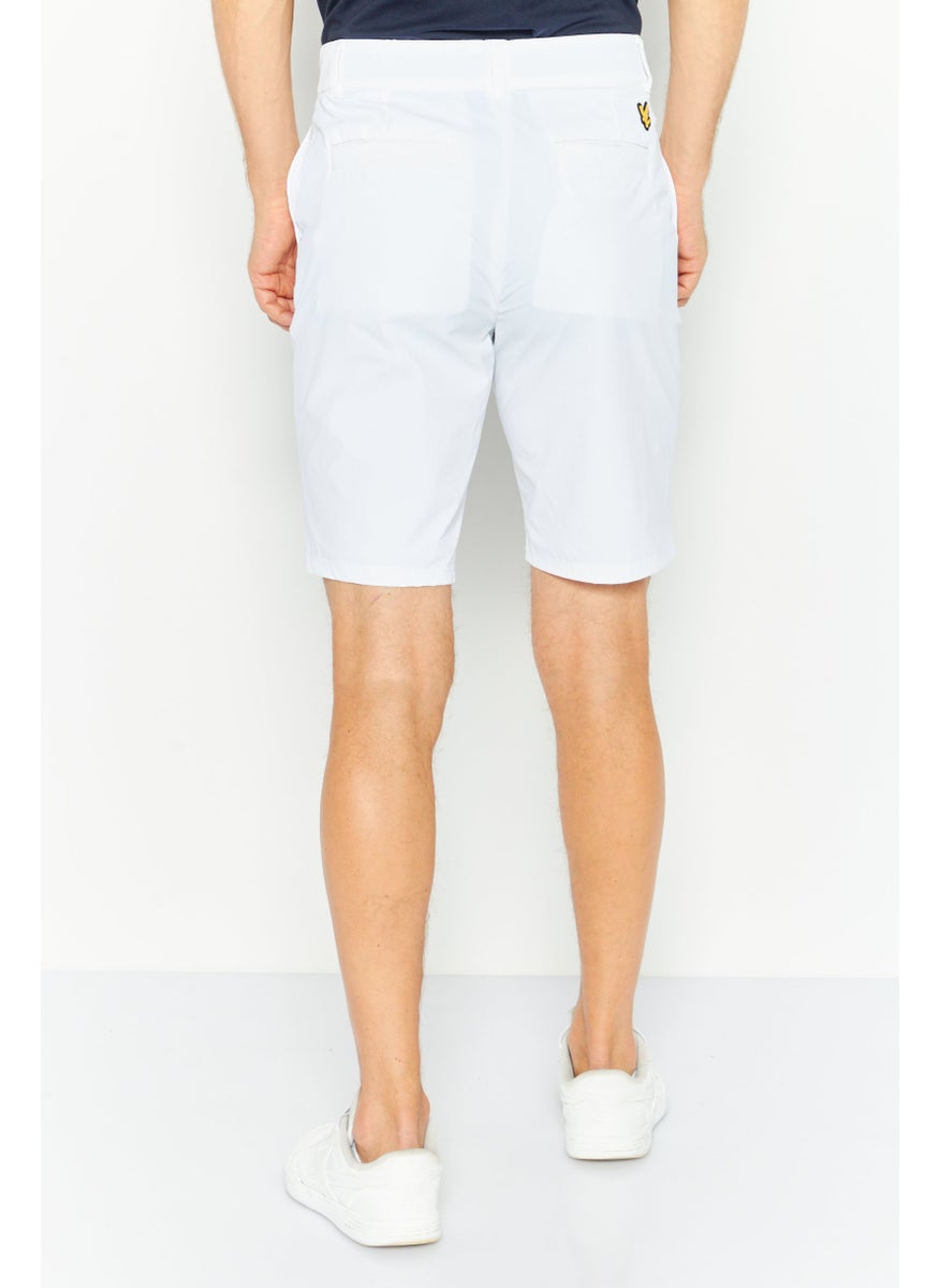 Men Regular Fit Brand Logo Chino Shorts, White - pzsku/Z12A263C27F3993D8BF03Z/45/_/1737728207/9e6e5a99-7705-45fa-9470-97a8d98c0198