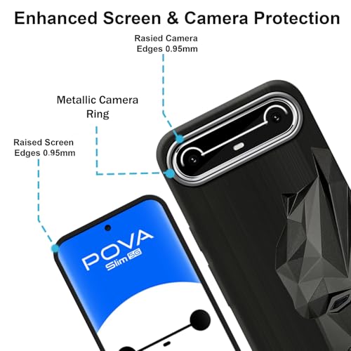 VIDO Exclusive Soft Back Case Cover for Tecno Pova Slim 5G (Shock Proof |360 Degree Complete Protection) - Image 2