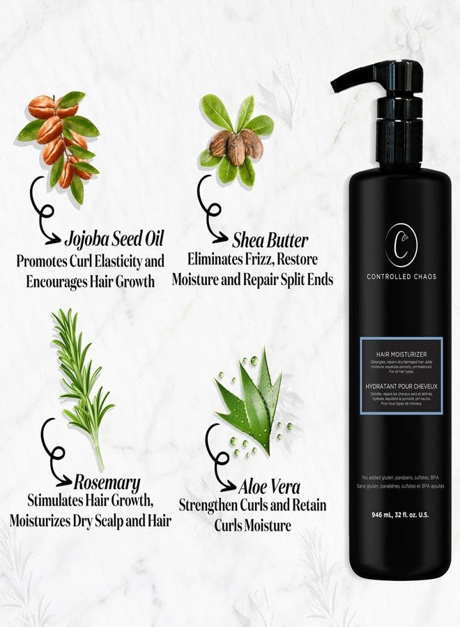 Controlled Chaos Hair Moisturizer for Curly Hair - Paraben & Sulfate Free, Moisturizes & Defines Extra Dry, Curly & Coarse Hair, Leave-in Hair Conditioner - 32 oz - Image 2