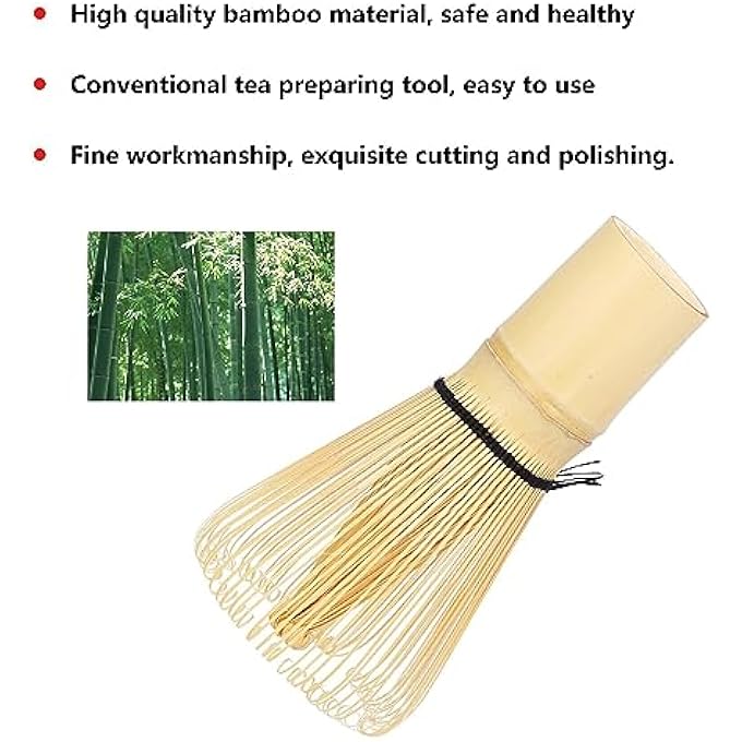 OZORI Matcha Stirrer Matcha Brush Matcha AccessoryHandmade From Natural Bamboo - Image 4
