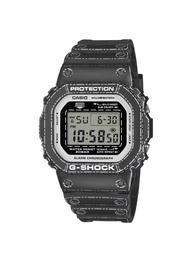 G-shock G-SHOCK Men's Digital Grey Dial Watch - DW-5600RGM-1DR