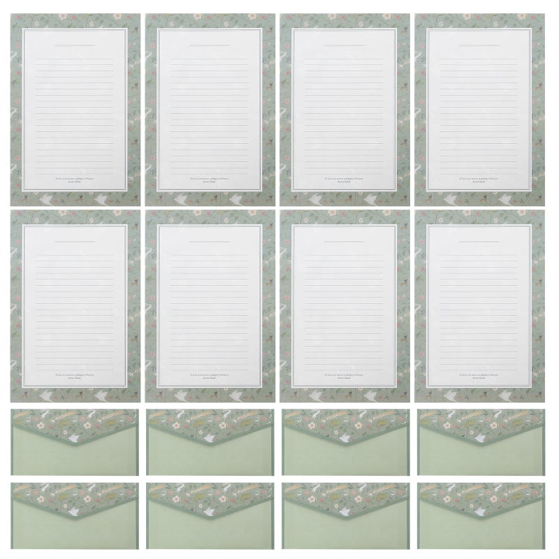 Lined Stationery Writing Paper, Ideal for Letter Writing and Invitations, Elegant Design - Image 1