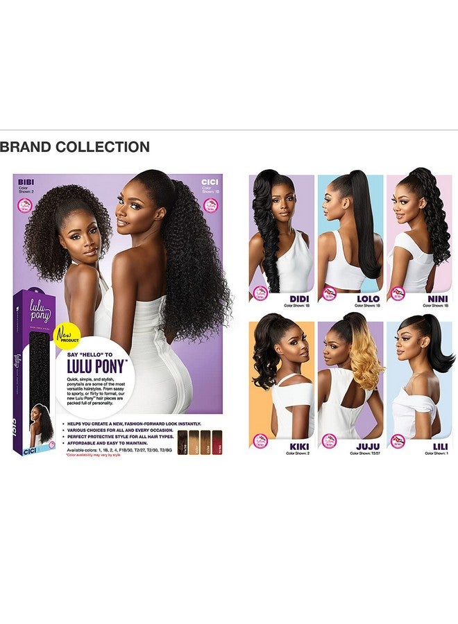 Sensationnel Hair Extensions Lulu Pony Bibi (1B) - Image 5