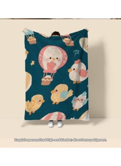 General Baby and children's cartoon flannel thin blanket (warm and comfortable, suitable for sleep, games) 70cm*100cm - 342  - Image 3