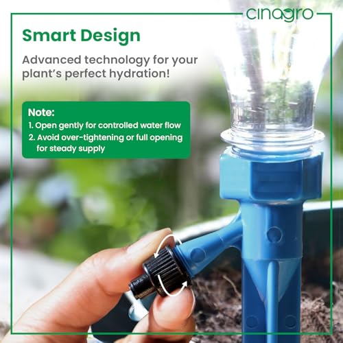 Cinagro (Pack of 6) Drip Irrigation kit for Home Garden, Self-Watering Spikes, Drip Spikes for Plants, Home Garden, Automatic Plant Watering Devices - Image 3
