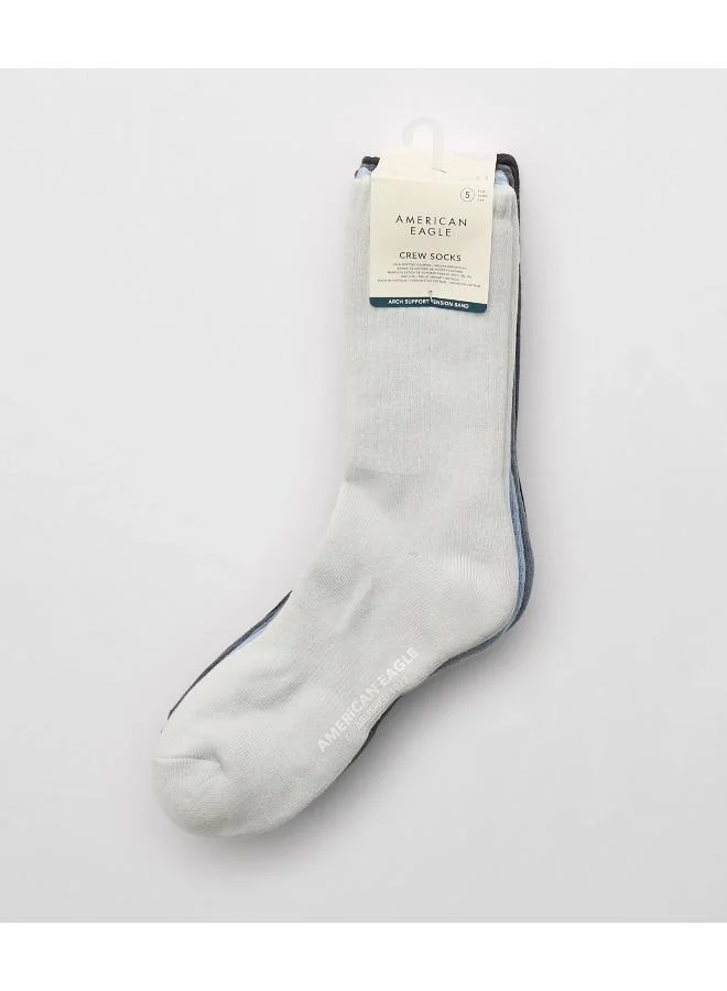 American Eagle AE Crew Socks 5-Pack