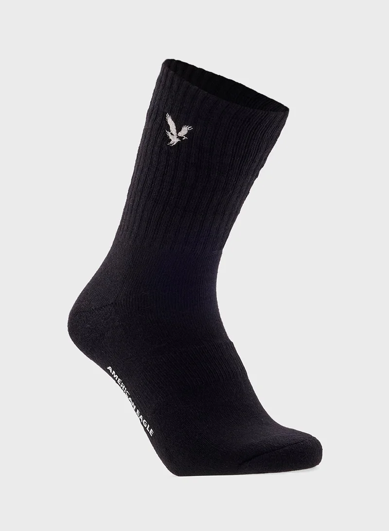 American Eagle AE Crew Socks 5-Pack