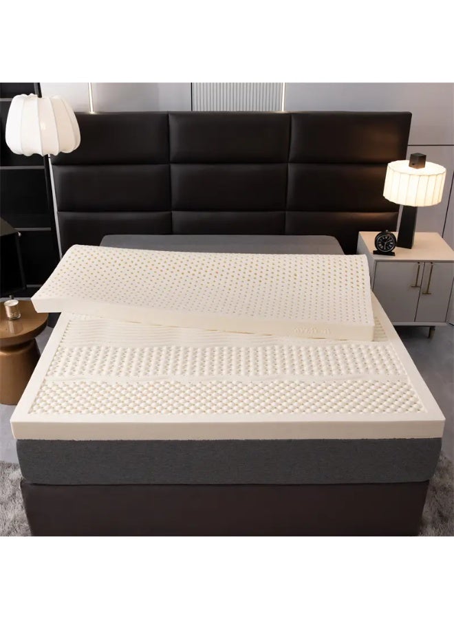 زابروس اللاتكس الطبيعي العضوي لوح للمراتب او لباد – راحة فاخرة، تخفيف الضغط ودعم فائق – بسماكة 2.5 سم، نوم أكثر برودة، صديقة للحساسية – أحجام متوفرة - Image 5