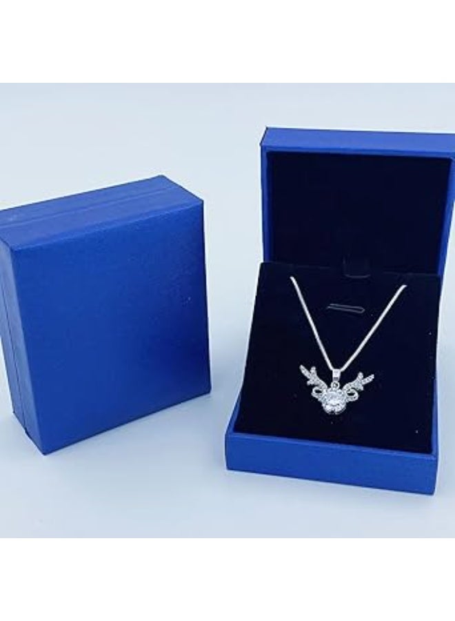 رونق سلسلة استانلس لون فضي غزال رقيقة  مرصعة بالألماس/الزركون - هدية مثالية للنساء والفتيات  _ سلسلة _سلسلة نسائية _ اكسسوارات حريمي - اكسسوارات حريمي استانلس - مجوهرات ـ اكسسوارات ـ شي إن - Image 2