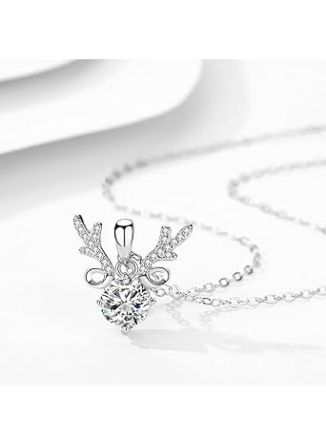 رونق سلسلة استانلس لون فضي غزال رقيقة  مرصعة بالألماس/الزركون - هدية مثالية للنساء والفتيات  _ سلسلة _سلسلة نسائية _ اكسسوارات حريمي - اكسسوارات حريمي استانلس - مجوهرات ـ اكسسوارات ـ شي إن - Image 5