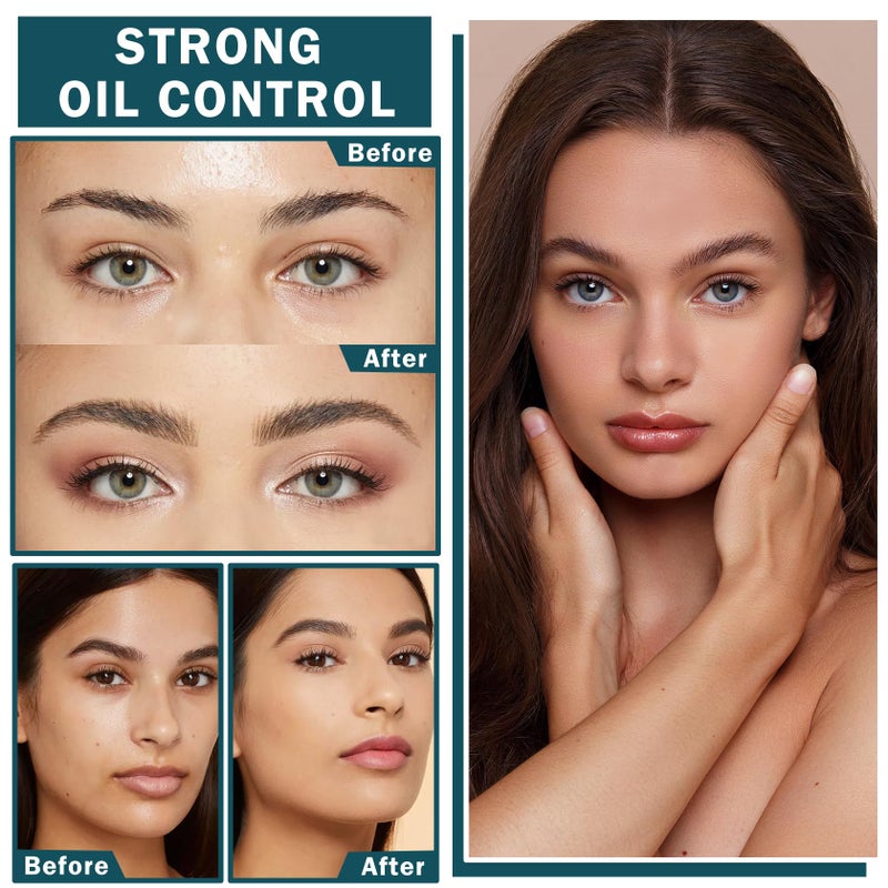 QIUFSSE Mineral Sunscreen Powder SPF Powder for Face Oil Control Long Lasting Sunscreen Powder for Face Natural Light Breathable Translucent Powder Setting Powder Makeup #01 Translucent - Image 3