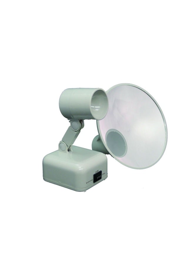 Floxite Atuio 15X Supervision Magnifying Mirror Light Dove White  - Image 2