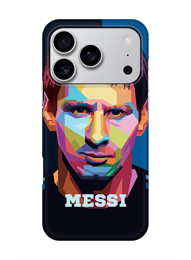 Stylizedd For iPhone 17 Pro,Case, [Compatible with MagSafe] Magnetic cover Slim fit Protection Matte, - Poly Messi