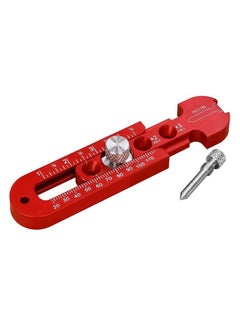 Y&D Woodworking Compass Scriber,WMLBK Marking Metric and Inch Dual-Scale Aluminum Alloy Adjustable Scribing Ruler Round Drawing Circle Gauge for Carpenter - 164mm  - Image 1