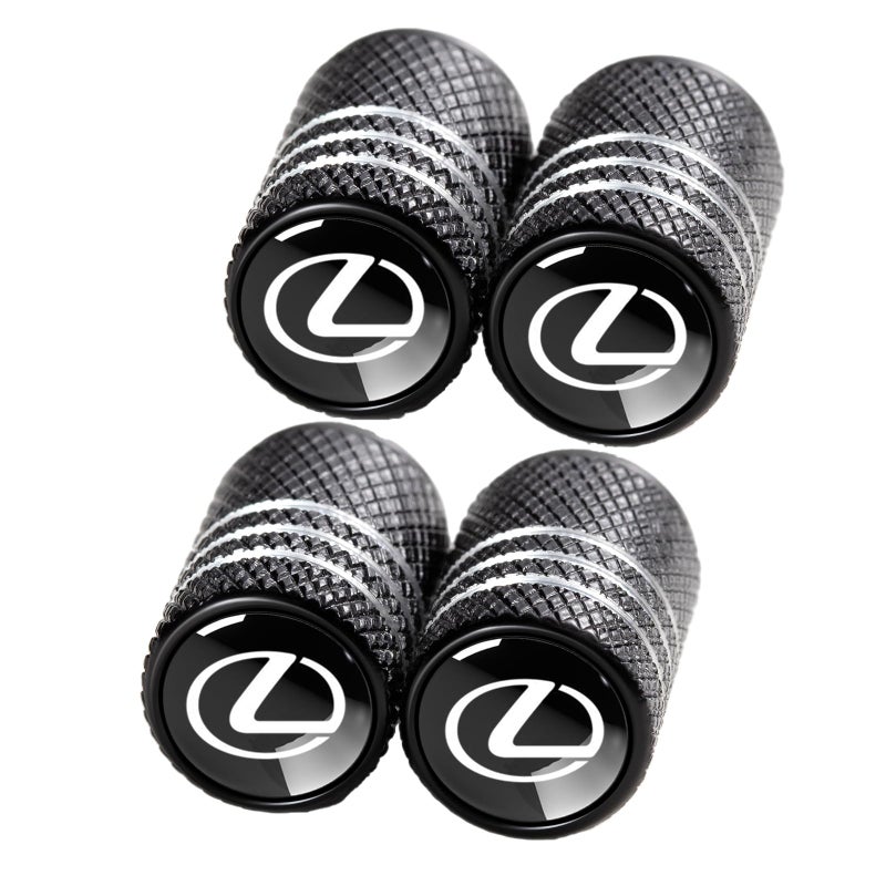 TACOMA Tire Valve Stem Cap Cover Fit Lexus RX ES GS LS NX RS GX LX RC LC RX350 is250 GX460 Belt ORing Seal Corrosion Resistant tire Valve caps 4 Pack - Image 3