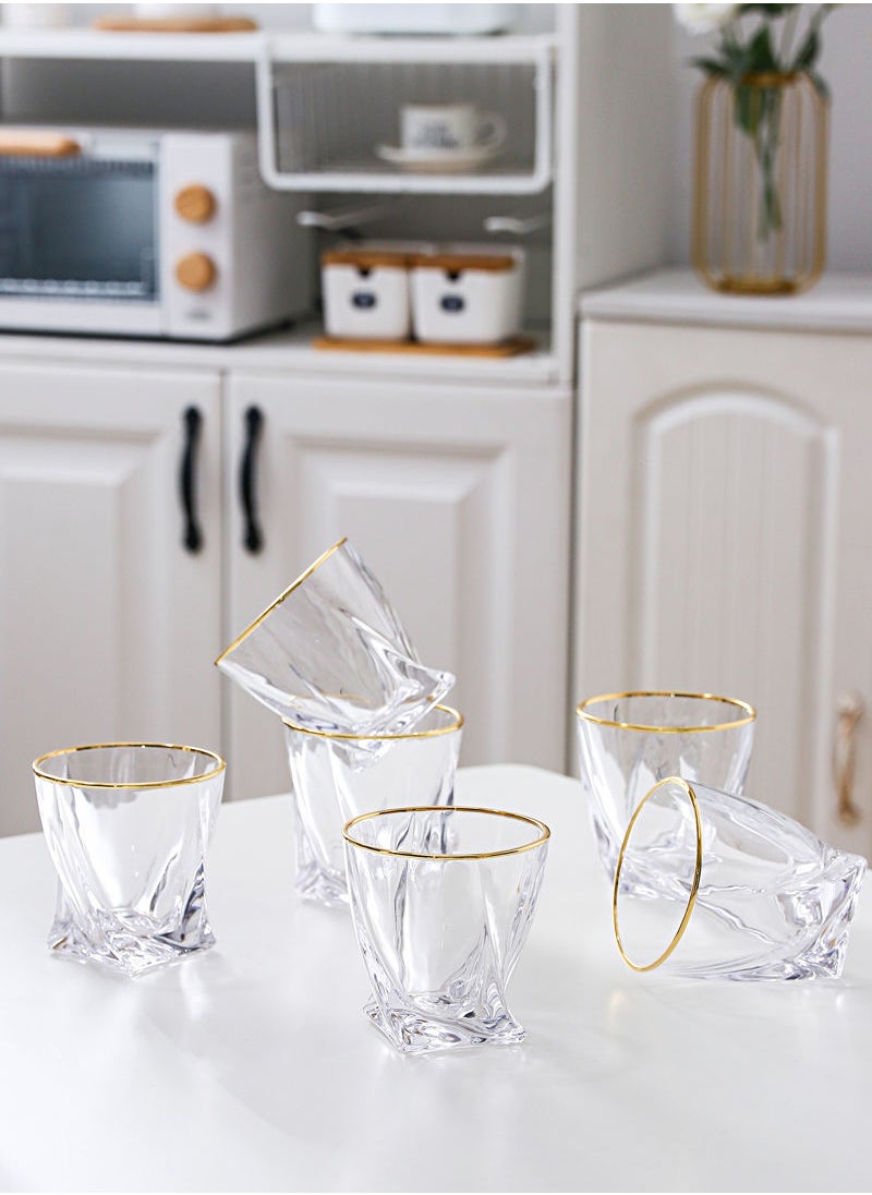 293ml Six-piece Light Luxury Home Nordic Glass Water Cup Set - pzsku/Z12A3120DFC15F429B79EZ/45/_/1660616775/7ec9f9a2-1ff9-43b0-8d7a-2fbe6d0bb58b