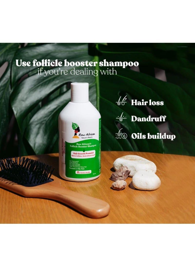 Follicle Booster Hair Growth Shampoo (300ml) - For Thicker, Stronger Hair & Reduced Fall
