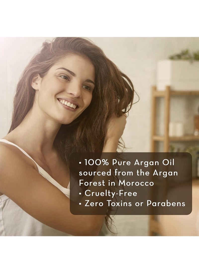 Mabox - Argan Oil - 1 fl oz (30 ml) | Moroccan Oil | Pure Argan Oil | Stimulates Hair Growth, Skin, Body and Facial Care | Nail Protection | Unrefined, Cold Pressed - Image 1