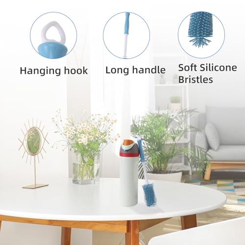UXIETIN 3 Pack Water Bottle Cleaner Kit for owala 24oz/32oz/40oz,owala Brush and Straw Cleaner, Straw Cleaner Compatible with owala Water Bottle,owala Accessories - Image 4