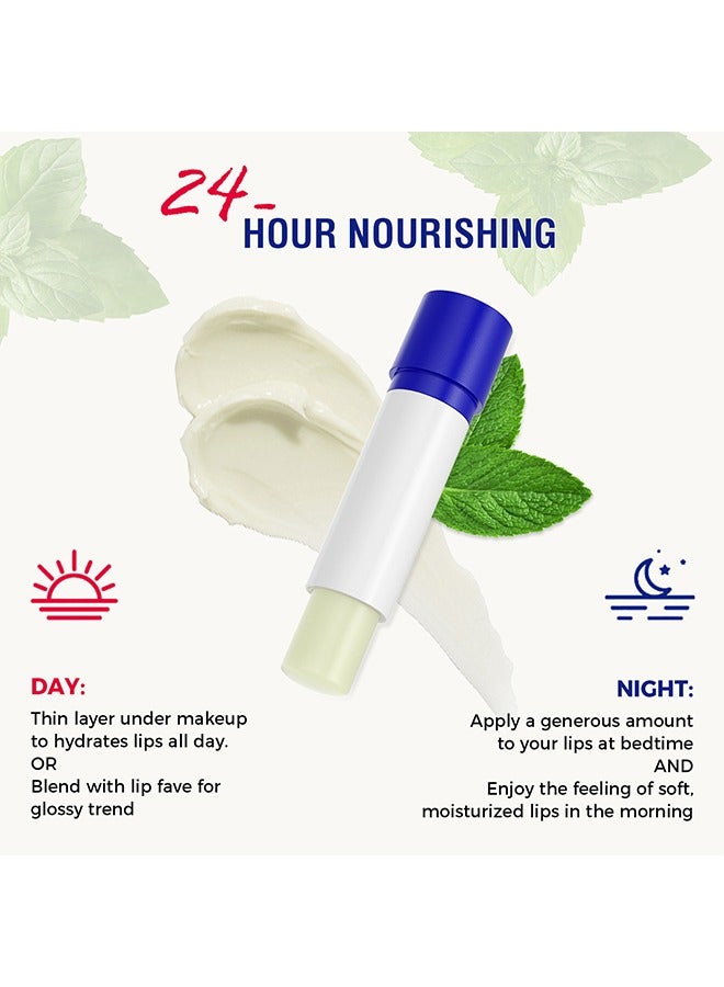 OUKEYA Lip Repair，Medicated Lip Balm Hydrating w/Petrolatum, Shea er, Beeswax, 100% Natural Ingredients, Organic Lip er Balm u0026 Moisturizers Lip Repair For Dry Cracked Lips Overnight Lip Treatment - Image 5