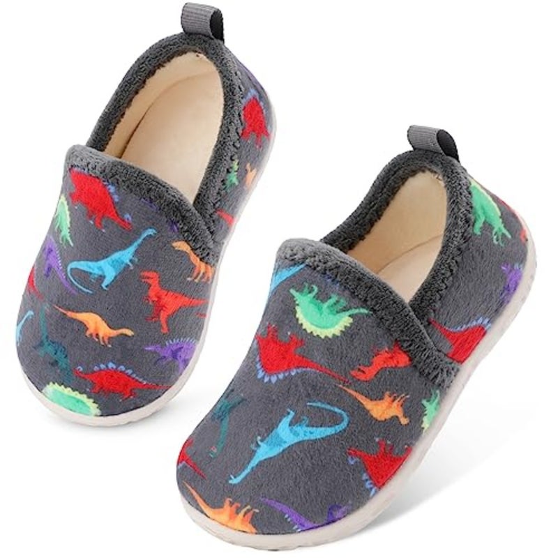 Lefflow Toddler Slippers Boys Girls House Shoes Slip on Baby Sock Shoes Lightweight Outdoor Walking Shoes - Image 1