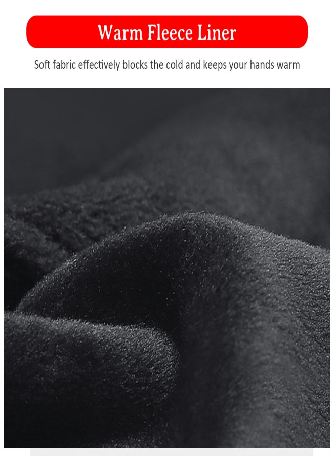 kyncilor Winter Skiing Gloves Touch Screen Snowboard Gloves Winter Warm Gloves Keep Warm Gloves for Men Women - Image 2