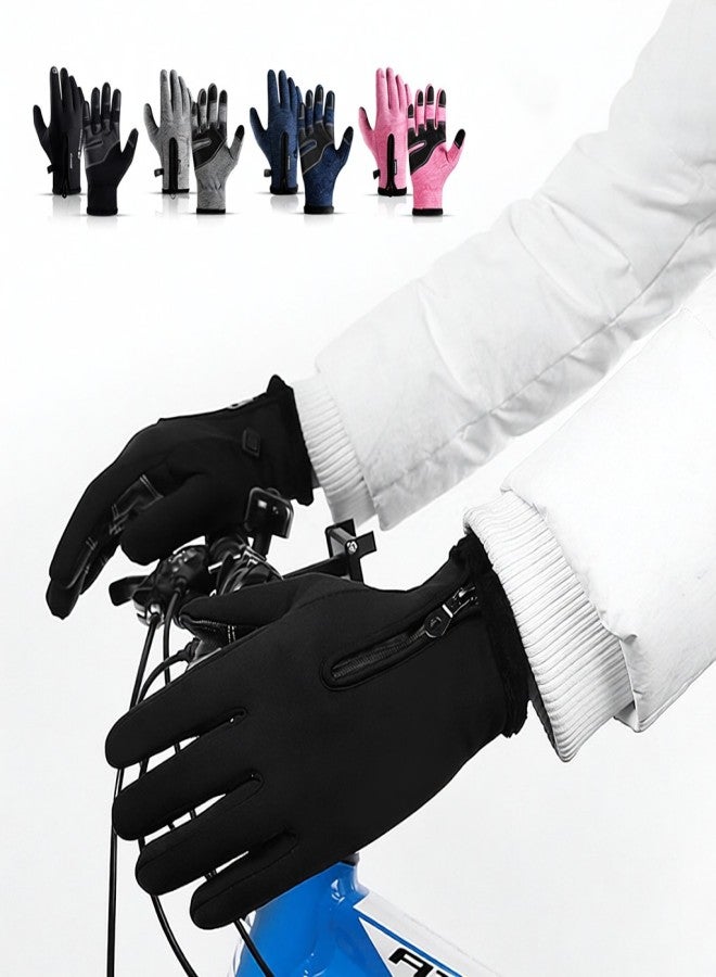 kyncilor Winter Skiing Gloves Touch Screen Snowboard Gloves Winter Warm Gloves Keep Warm Gloves for Men Women - Image 5