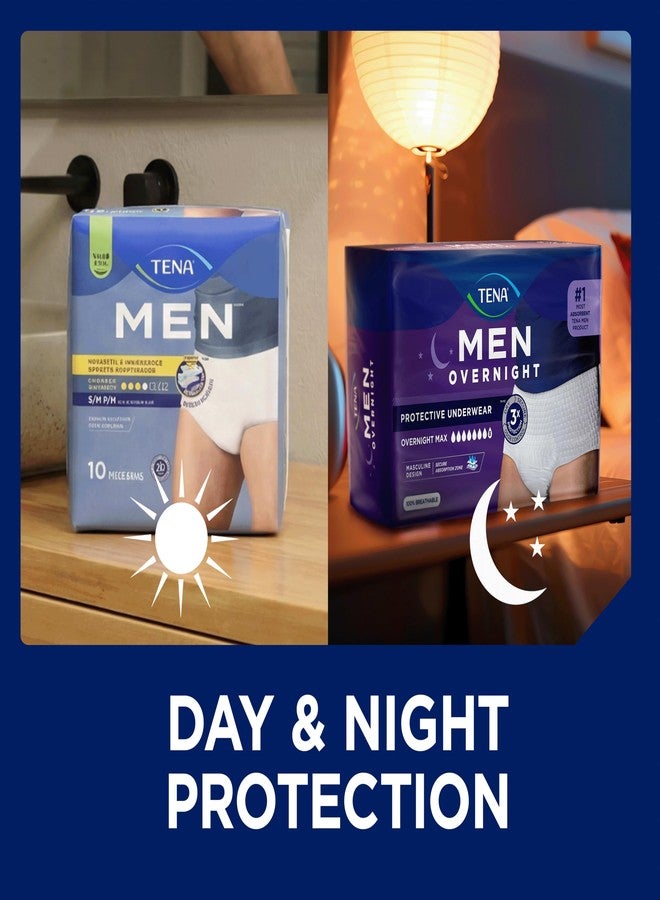 Tena Men Protective Underwear for Men, Maximum Absorbency, Better Fit, Adult Diaper, Small/Medium, 10 Count - Image 5
