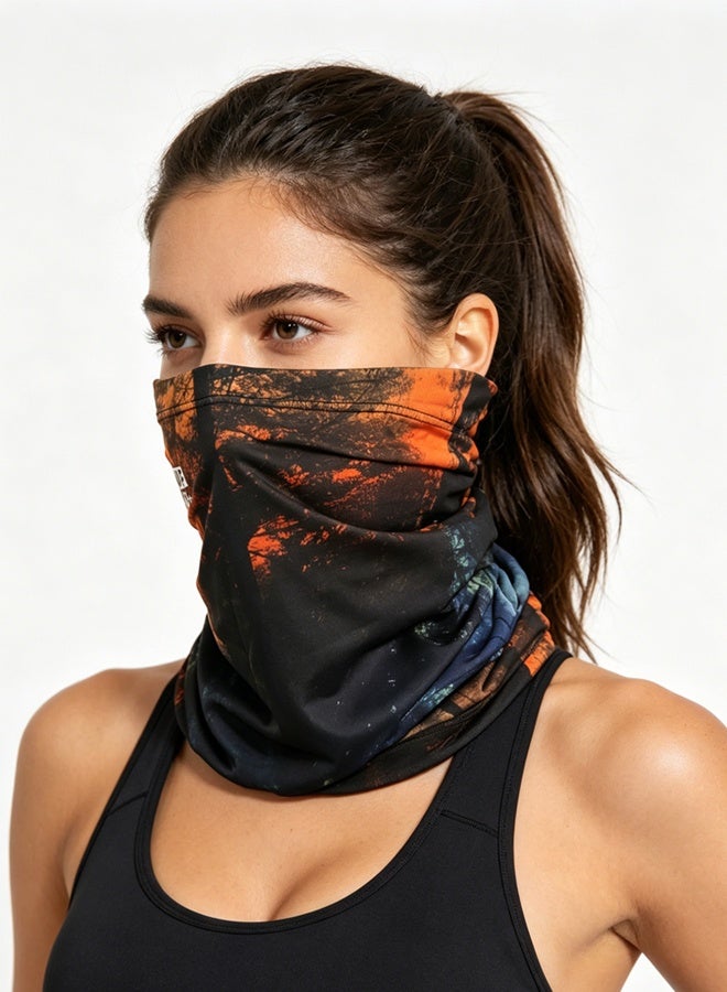 Wffo Ice Silk Mask - UPF 50+ UV Protection - Multifunctional Mask - Summer Breathable Face Cover for Men Women, Hiking Cycling Fishing - Wonderland Forest - Image 5