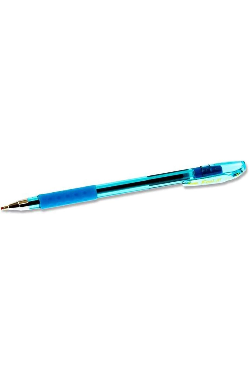 Feel It Medium Ballpoint Pen, 1.0 mm Tip Size, Sky Blue