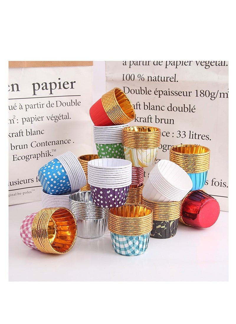 Generic 50pcs Disposable Thickened Cake Trays, Baking Paper Cups  - Image 2