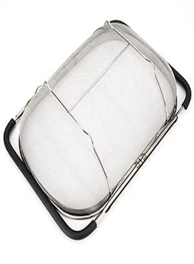 GREEVA Stainless Steel Strainer - Micro-Perforated Rice Strainer Kitchen Colander Strainers Vegetable Basin Fruit Basket - Image 5