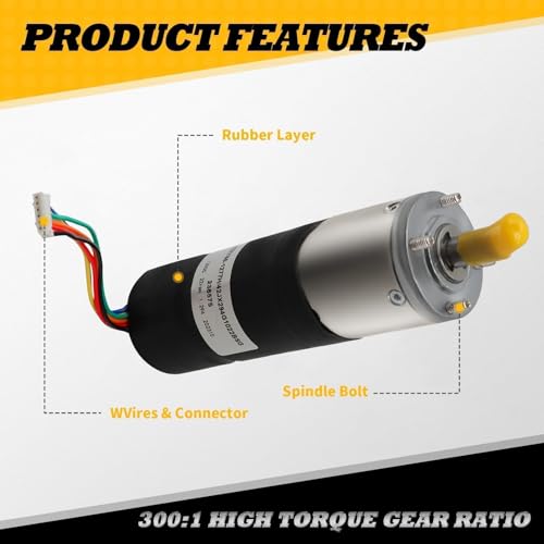 Jecoupoon RV in-Wall Slide-Out Motor, IG-42 (10mm) Motor Assembly, 300:1 High Torque Gear Ratio Compatible with in-Wall Slide System 236575 - Image 3