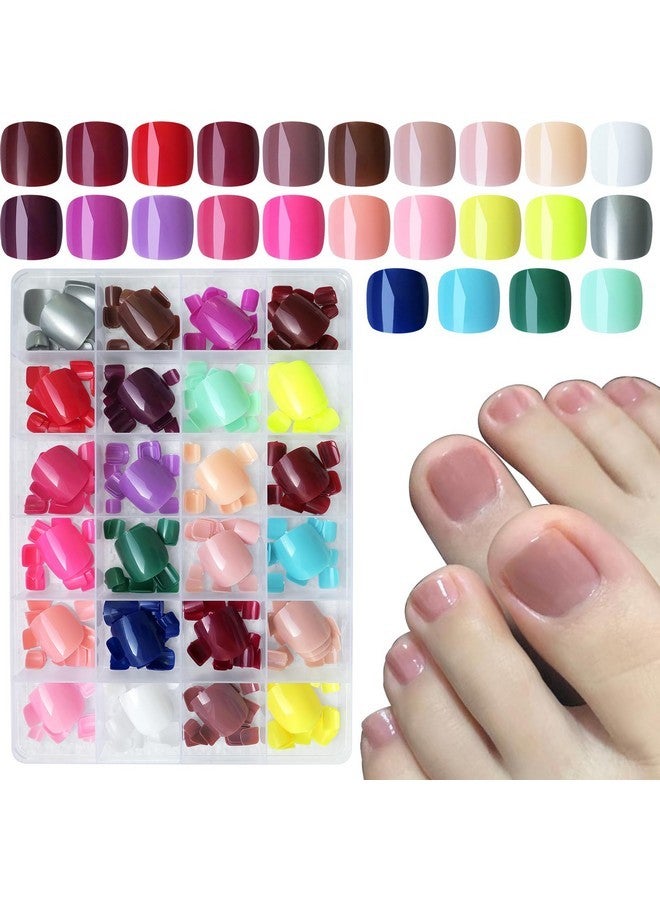 لايفيكس تول 576 قطعة أظافر صناعية قصيرة مع أطراف لاصقة للأظافر، أظافر صناعية صناعية بأصابع القدم مكونة من 576 قطعة أظافر صناعية قصيرة مع أطراف لاصقة للأظافر، أظافر صناعية بأصابع القدم مكونة من 576 قطعة - Image 1