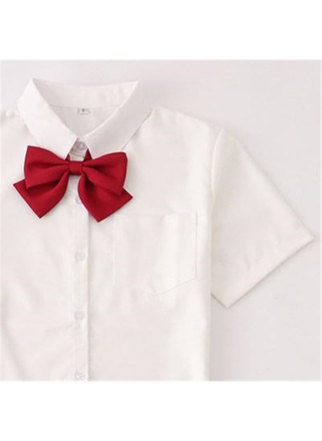 Ji Said "your Name." Lihua Long COS Clothing Gongshui Sanye COSPLAY Uniform A Suit In Stock-Specifications:Sanye Basic Shirt + Bow Tie-Color:XXL  - Image 1
