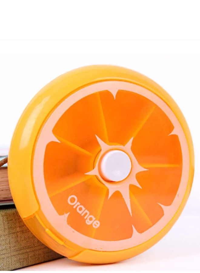 خيشة شكل الفاكهة لطيف مربع الدواء جولة أسبوع واحد - Image 1