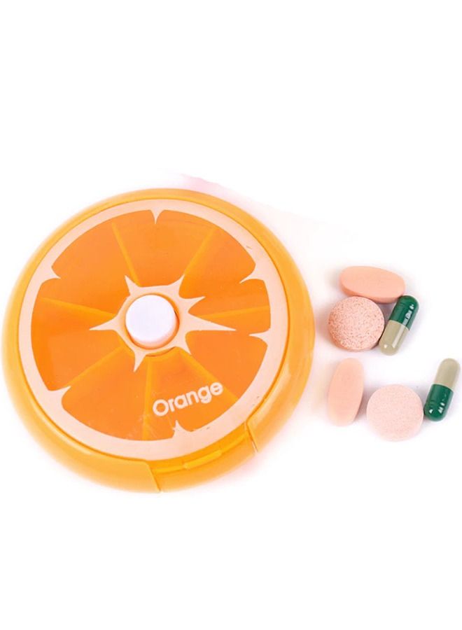 خيشة شكل الفاكهة لطيف مربع الدواء جولة أسبوع واحد - Image 2