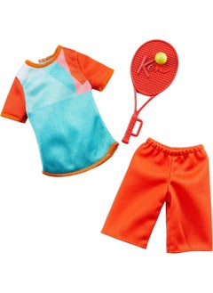 Barbie Clothes - Career Outfits for Ken Doll, Tennis Player Uniform with Ball and Racket