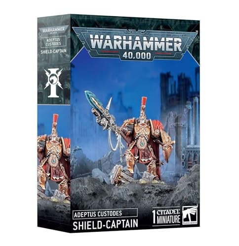 Warhammer Games Workshop 40000 Adeptus Custodes Shield Captain - Image 1