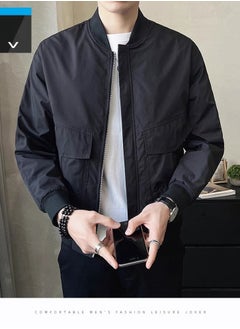 Jeep Men's Trendy Loose Casual Jacket, Baseball Collar, Workwear Jacket  - Image 4