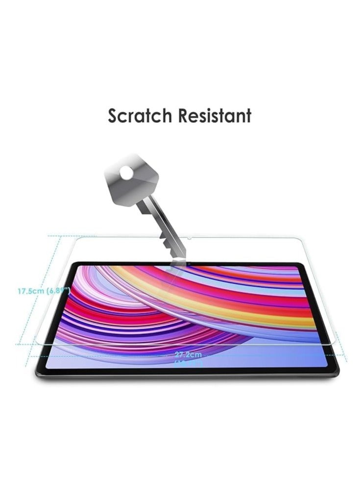 (2 Packs) Screen Protector for Xiaomi Redmi Pad M7 11 inch 2025, Tempered Glass, Scratch Resistant, Bubble Free, HD Transparent - Image 2