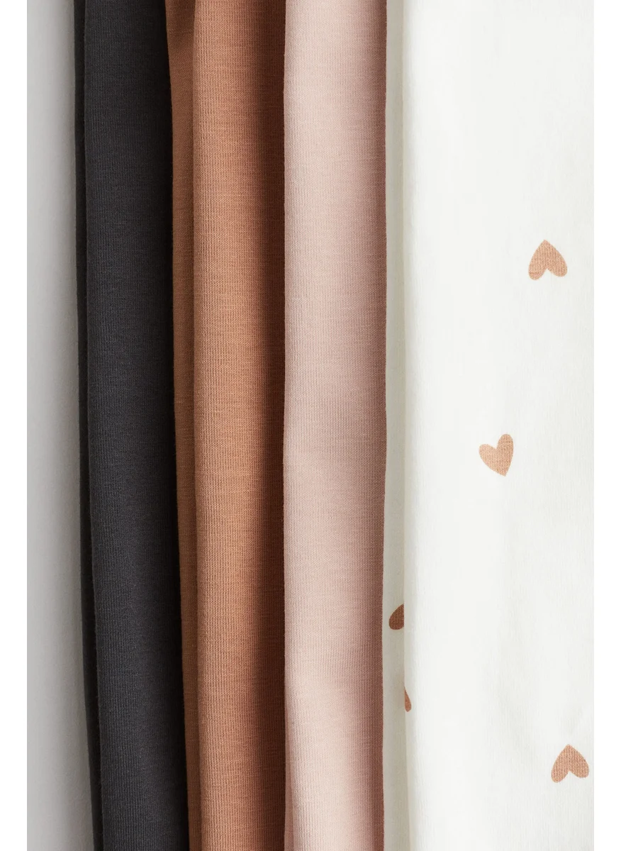 H&M 4-Pack Cotton Jersey Leggings