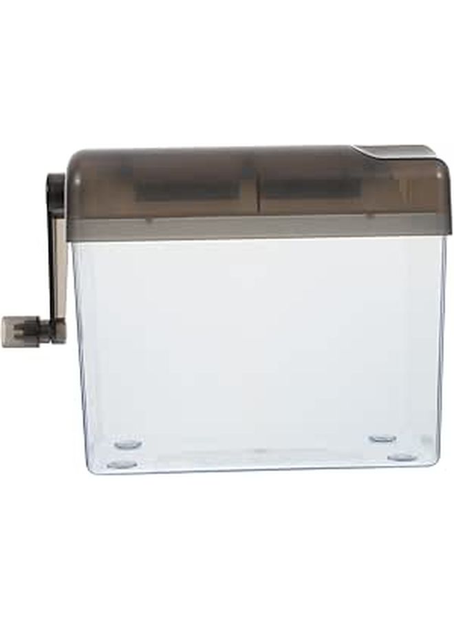 A6 Portable Mini Manual Paper Shredder for Home Office Desktop Document Disposal - Image 1