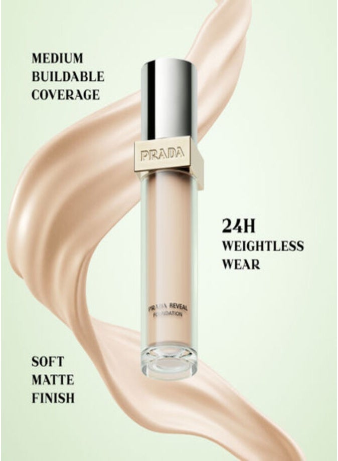 PRADA Reveal Skin Optimizing Foundation Refill 30ml – LN25 Long-Wear Natural Finish Refillable Foundation - Image 4