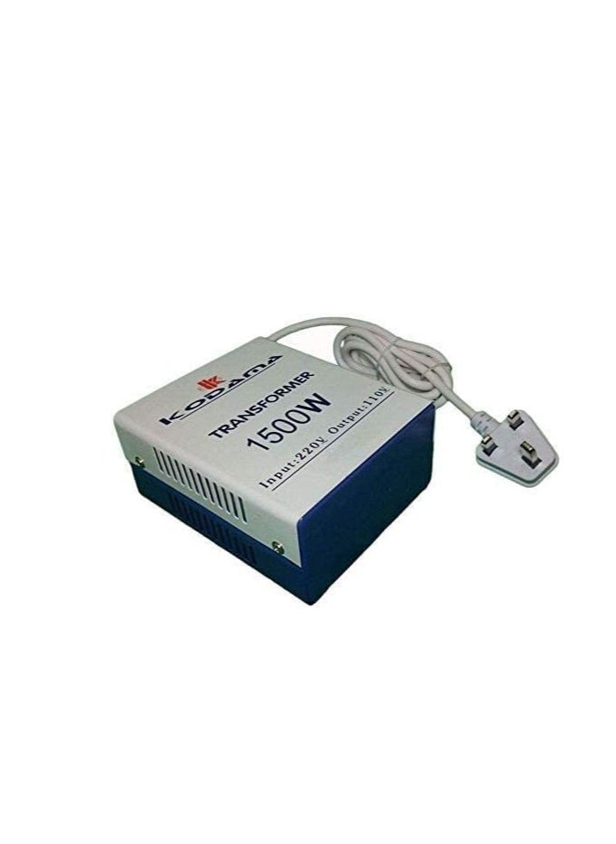 KODAMA - Kodama 1500 Watt Transformer 220V to 110V 1500W Power Converter 220V to 110V 1500 Watt UK plug Multi color - Image 1