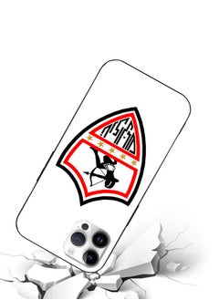 Okteq TPU Protection and Hybrid Rigid Clear Back Cover Case Zamalek for Apple iPhone 14 Pro  - Image 3
